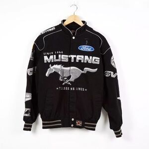 Rare Ford Mustang Black Racing Jacket